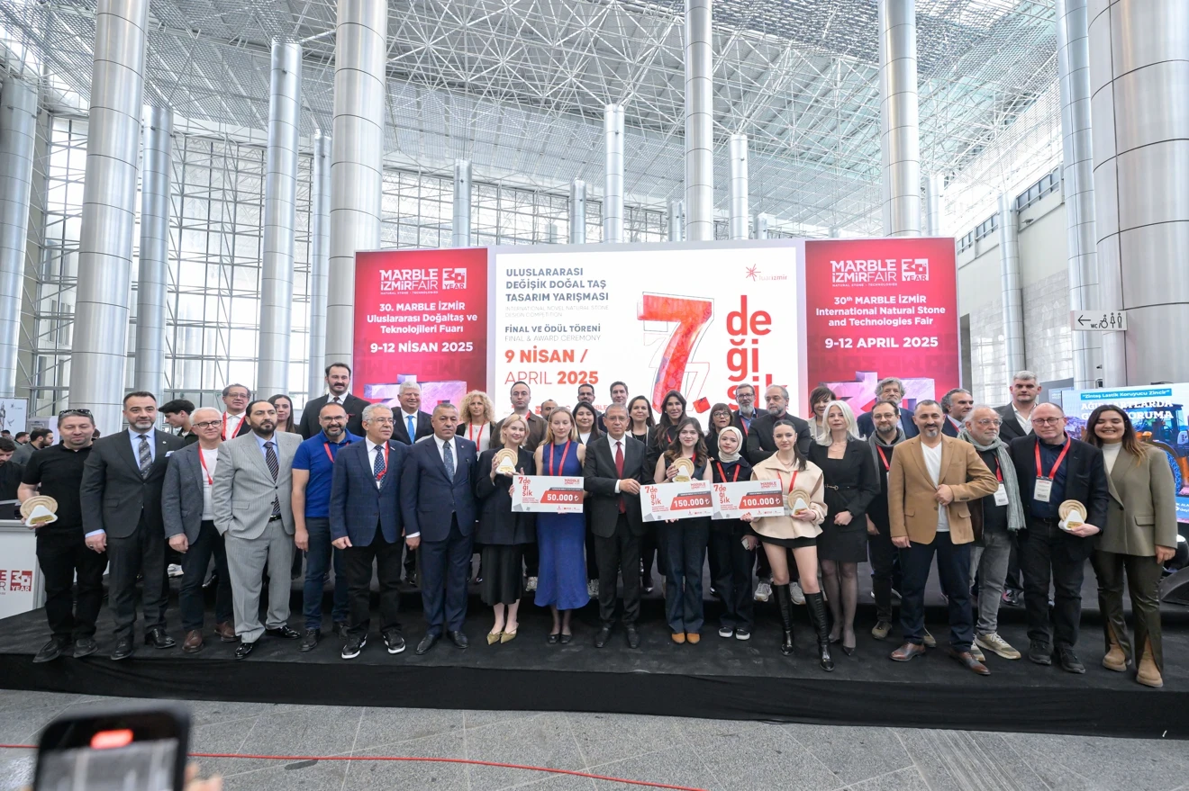 7. Uluslararası Değişik Doğal Taş Tasarım Yarışması'nda ödüller yine Selçuk’un!..